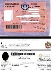 UAE Visit-Work Visa Application info
